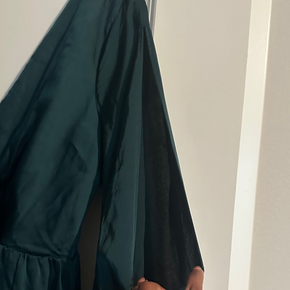 Fashion Nova Deep Green Long Sleeve Dress - Picture 3 of 11